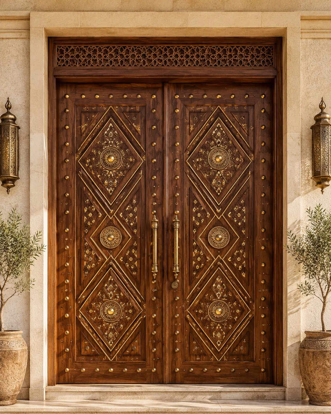 Decorative Wooden Entrance